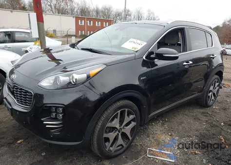 2017 Kia Sportage Sx Turbo из США, поврежденный, VIN KNDPRCA64H7208958